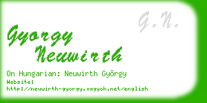 gyorgy neuwirth business card
